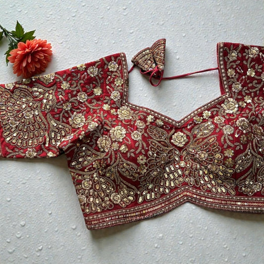 Party wear heavy work blouses