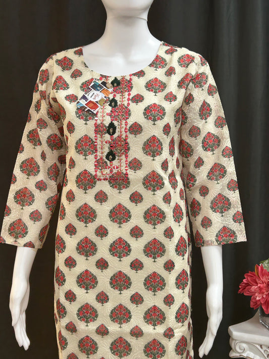 Pure cotton Kurti with lining