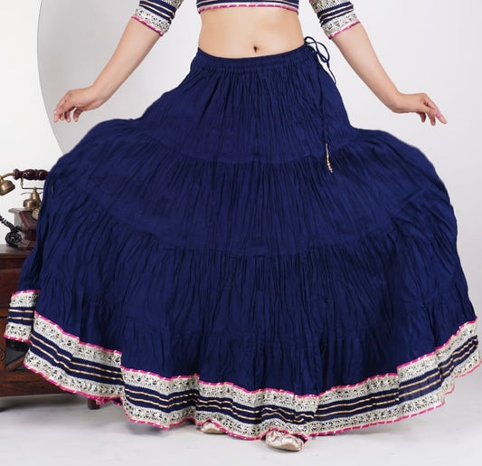 Cotton Lehenga Skirt - Casual Ethnic Wear