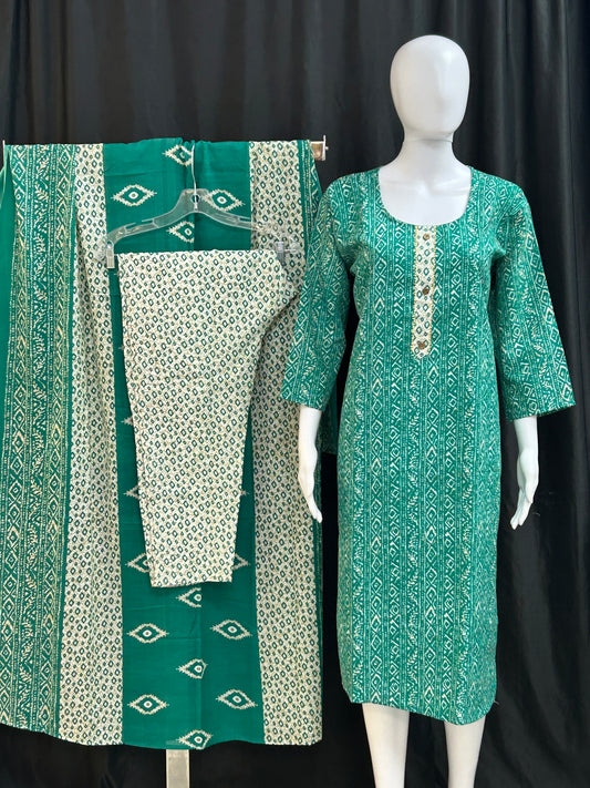Cotton salwar suit / printed salwar suit