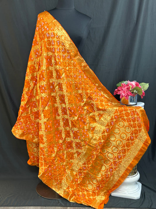 Bandhani gharchola dupatta