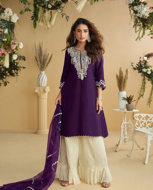 Party wear sharara suit