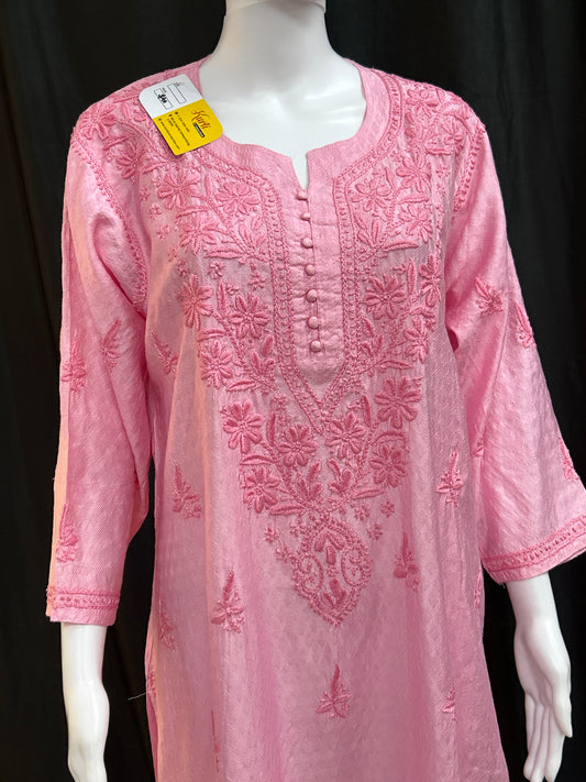 Lucknow chikankari kurti | hand embroidered Kurti