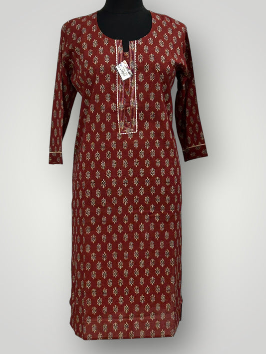 Jaipur cotton Kurti | plus size Kurti - Kurti Connection USA