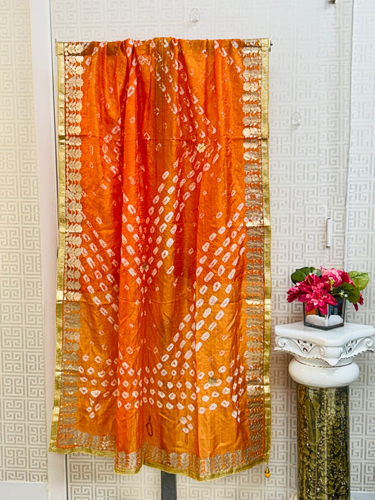 Gita Patti Bandhani dupatta