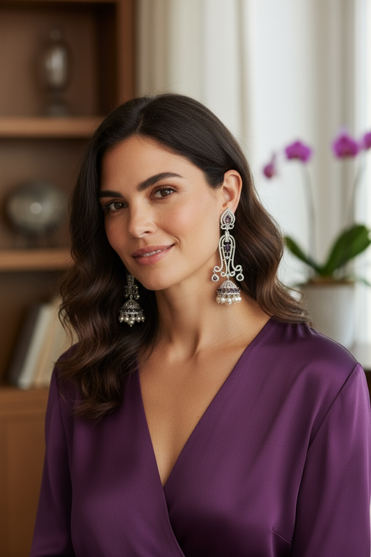 AD Long earrings