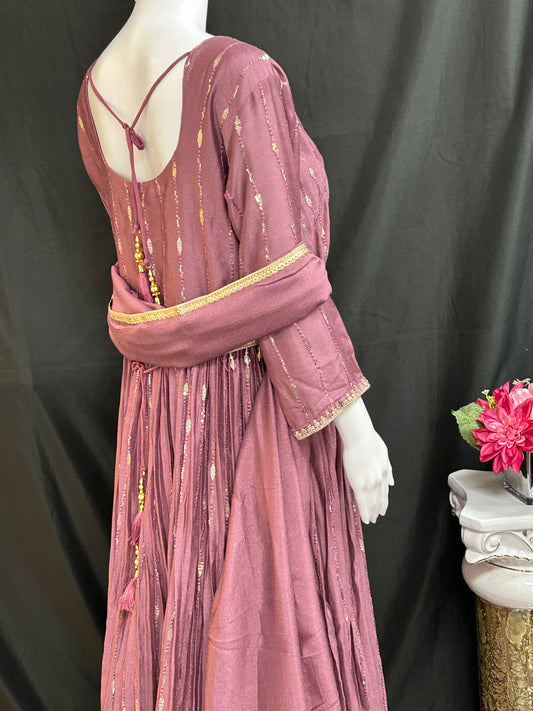 Party wear long kurti / Anarkali set