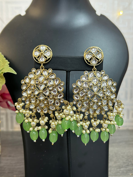 Kundan earrings