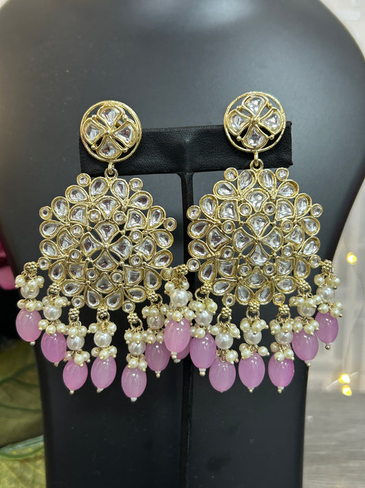 Kundan earrings