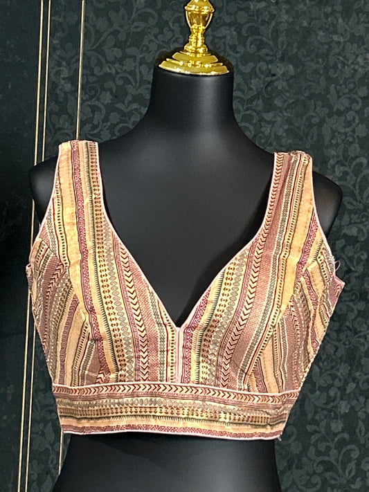 Silk blouse : brocade silk blouse