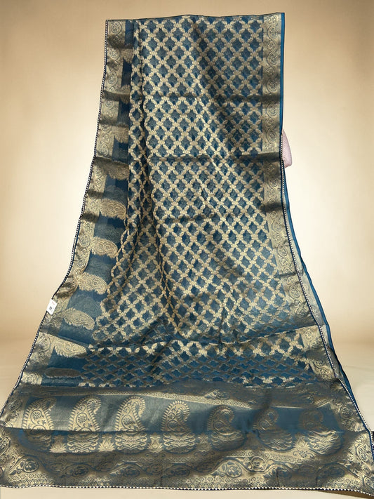 Tissue organza saree