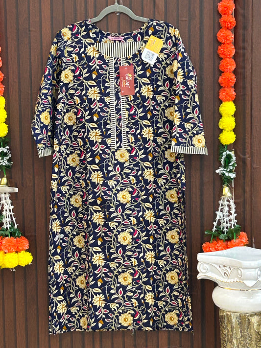 Cotton Kurti pant set - Kurti Connection USA
