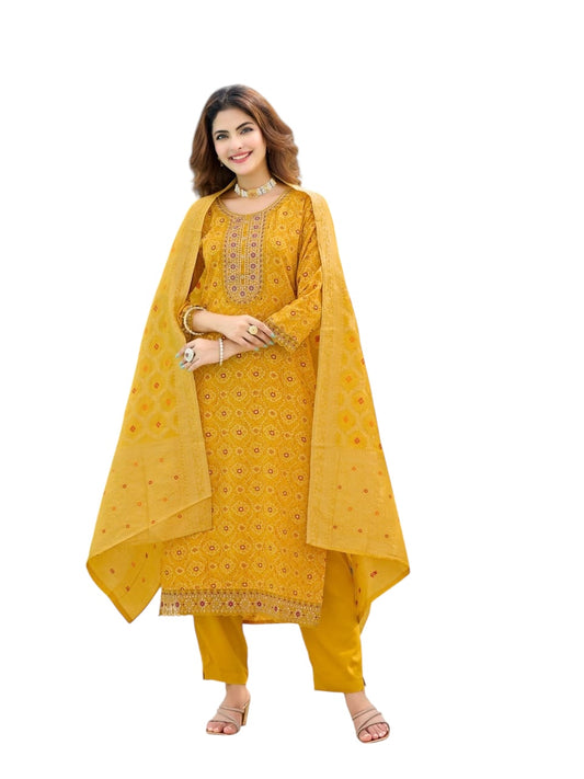 Soft cotton Bandhani salwar sets