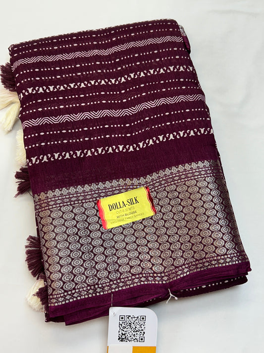 Dola silk saree - Kurti Connection USA