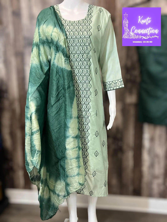 Three piece suit , salwar suit - Kurti Connection USA