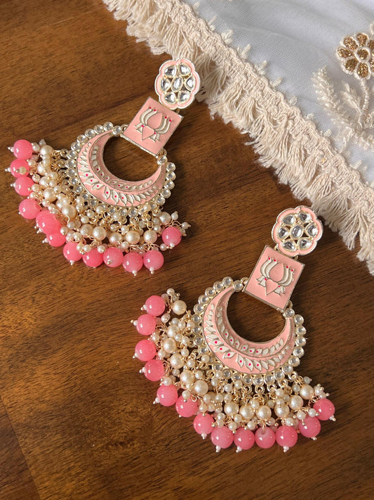 Meenakari earrings - Kurti Connection USA