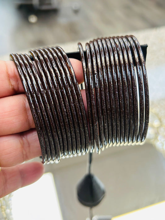 Bangles : chocolate brown : size 2.6 - Kurti Connection USA