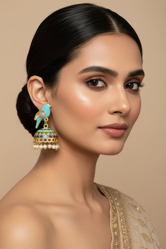 Small size jhumki earrings